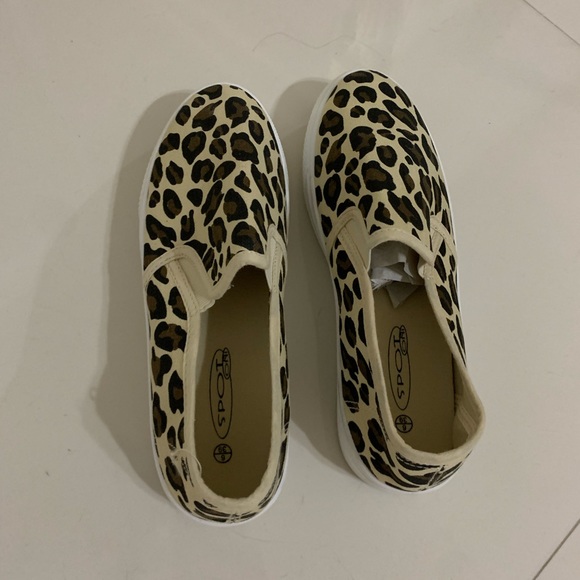 Boohoo Shoes - Leopard Print Sneakers